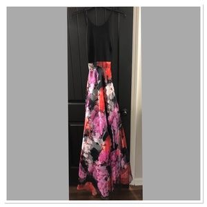 Eliza J long floral dress